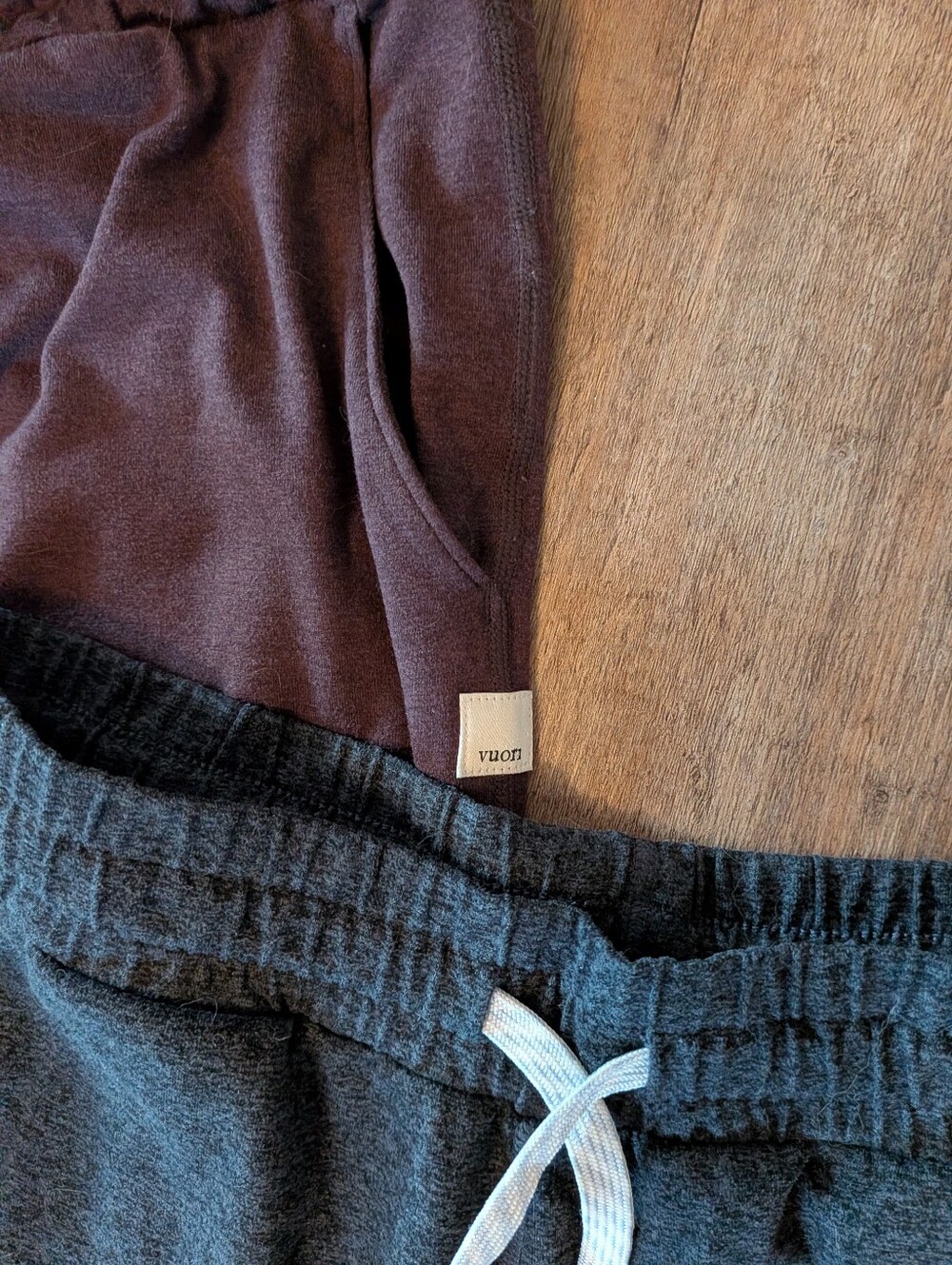 Vuori 3-Pack Jogger Pants - Black, Charcoal, Brown - Picture 4 of 5